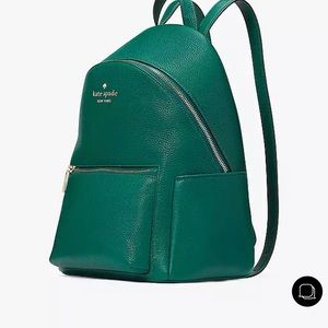 Kate Spade Medium Leila Dome backpack, Emerald Green
